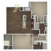 The Presley at Whitney Ranch Apartments Roustabout Classic Floor Plan The Presley at Whitney Ranch Apartments Roustabout Classic Floor Plan